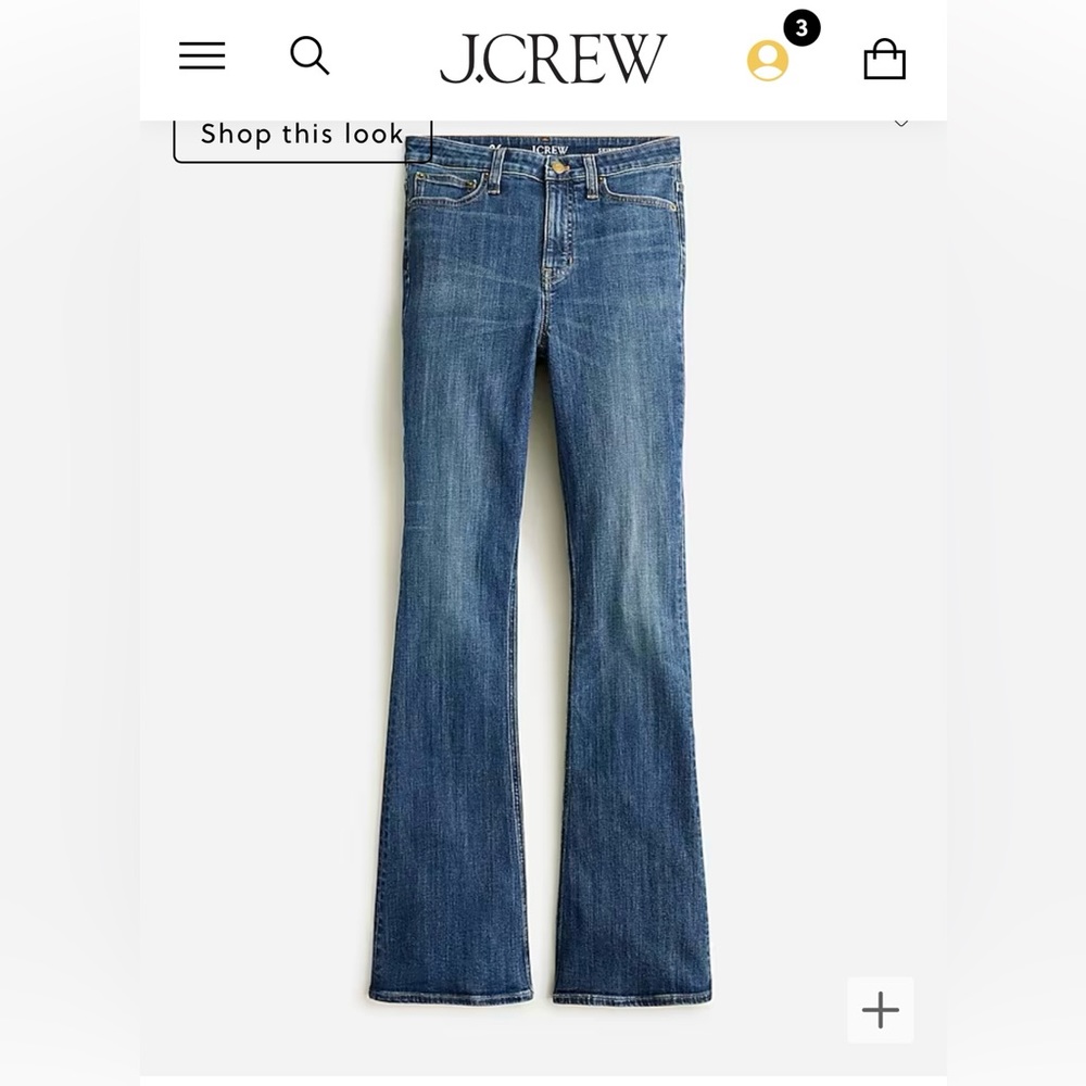 Jcrew Skinny Flare Jeans